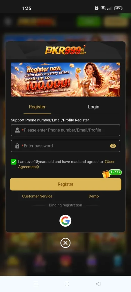 PKR999 Game
